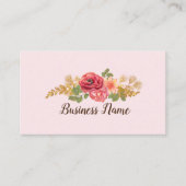  floreel, retro visitekaartje (Voorkant)