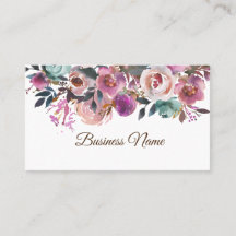 floreel, retro visitekaartje