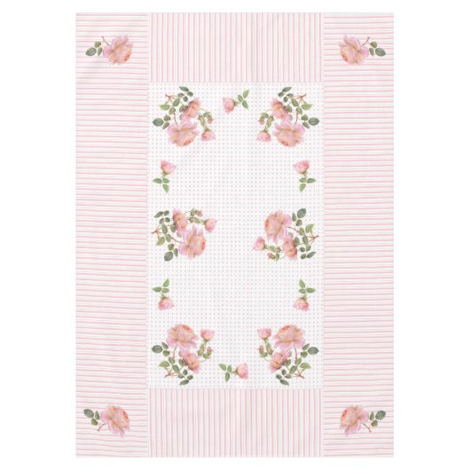  floreel, stippen en tafelkleden 60 x 84 inch (Voorkant)