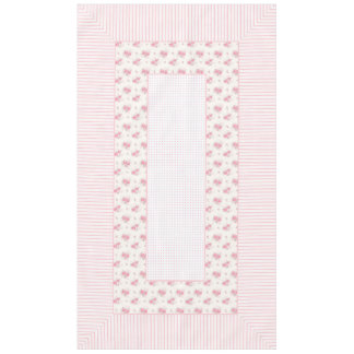 floreel, tafellaken en stippen 60 x 104 inch