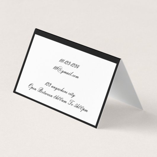 floreel visitekaartje (Achterkant)