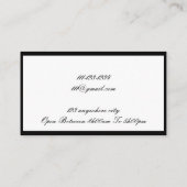 floreel visitekaartje (Achterkant)