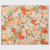  floreel weefsel cadeaupapier (Vlak)