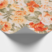  floreel weefsel cadeaupapier (Hoek)