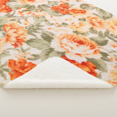  floreel weefsel sherpa deken (3/4)