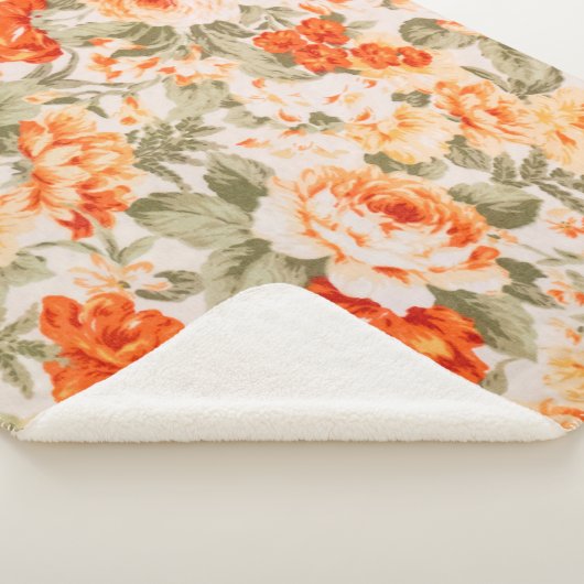 floreel weefsel sherpa deken (3/4)