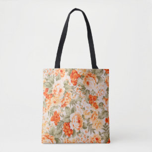 floreel weefsel tote bag