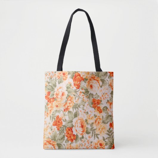 floreel weefsel tote bag (Voorkant)