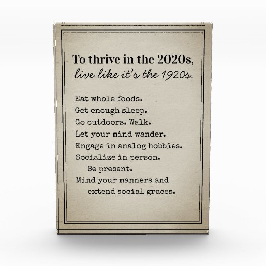Floreer in 2026 Terug naar de basis Fotoblokken (Voorkant)