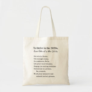 Floreer in de jaren 2020 Analoge hobby's Tote Bag