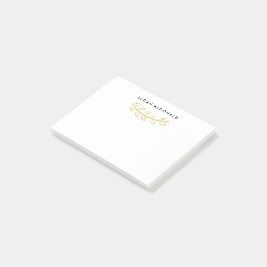 Floreerde + Minimaal Post-It Notities Post-it® Notes (Schuin)