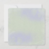 floregroen en paars abstract kaart (Achterkant)