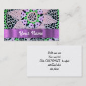  florelaas contactkaartje (Voorkant / Achterkant)