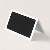 florele elegantie gevouwen kaart visitekaartje (Achterkant)