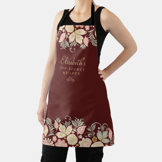 florelegant keuken schort (Insitu)