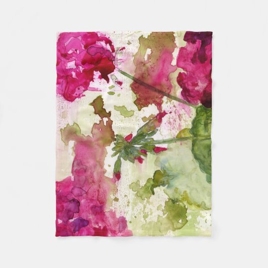 florelleet fleece deken (Voorkant)