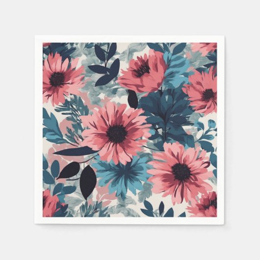 Florenblauw Servet (Voorkant)