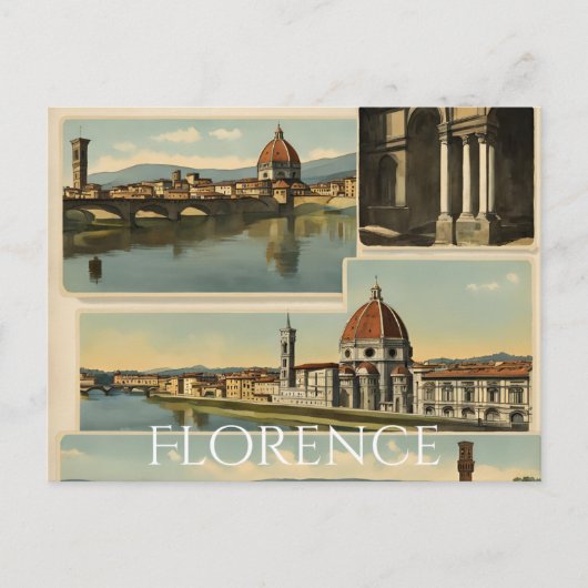 Florence (4) briefkaart (Voorkant)