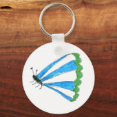 Florence 5,7 cm Basic Button Key Ring Sleutelhanger (Voorkant)