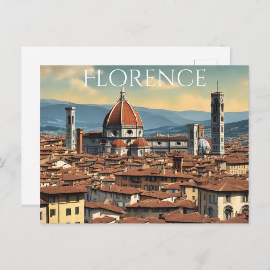 Florence (6) briefkaart (Voorkant / Achterkant)