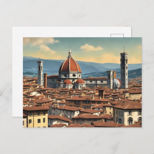 Florence (7) briefkaart (Voorkant / Achterkant)