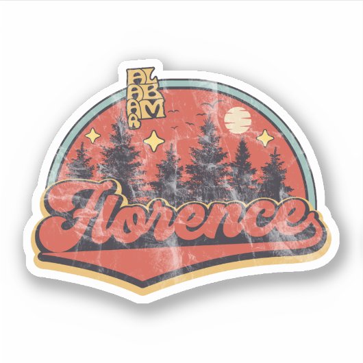 Florence, Alabama Sticker (Voorkant)