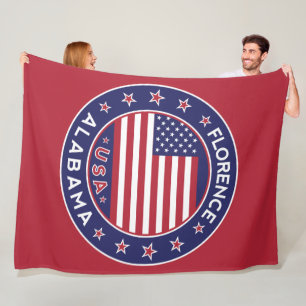 Florence, Alabama, Verenigde Staten Fleece Deken