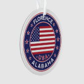 Florence, Alabama, Verenigde Staten Ornament (voorkant)