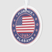Florence, Alabama, Verenigde Staten Ornament (voorkant)