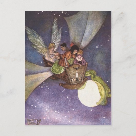 Florence Anderson hoog boven de stad Briefkaart (Voorkant)