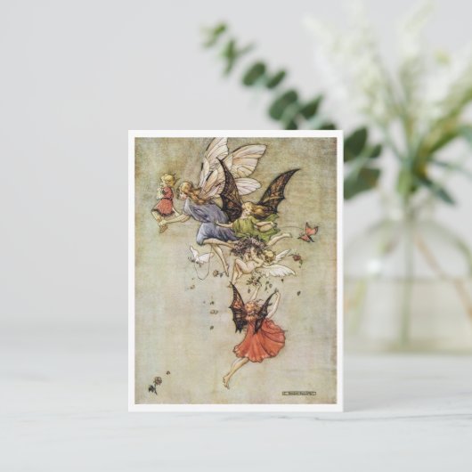 Florence Anderson Sunset Feeën Briefkaart (Staand voorkant)