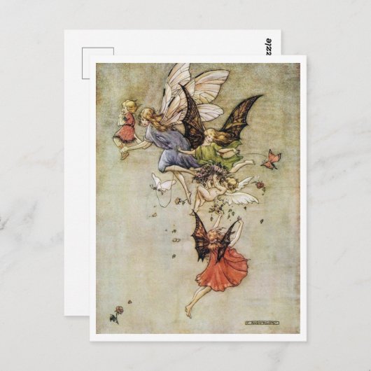 Florence Anderson Sunset Feeën Briefkaart (Voorkant / Achterkant)