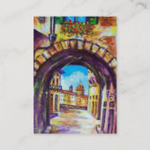 FLORENCE ANTIEK ALLEY UITZICHT CHURCH CESTELLO Cre Visitekaartje (Achterkant)