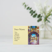 FLORENCE ANTIEK ALLEY UITZICHT CHURCH CESTELLO Cre Visitekaartje (Staand voorkant)