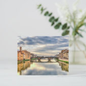 Florence arno brug briefkaart (Staand voorkant)