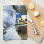 Florence beeld van David With Love Quote Theedoek (Quarter Fold)