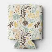 Florence: bladeren, bloemen en vlinder blikjeskoeler (Achterkant)