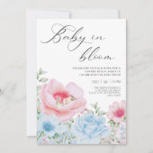 Florence blauw roze waterverf gender onthullen uit kaart (Voorkant)