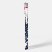 Florence blauwe zwarte roze zilverglitternaam Case-Mate iPhone case (Achterkant / Links)