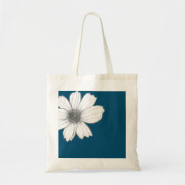 Florence blauwgroen blauw tote bag