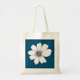 Florence blauwgroen blauw tote bag