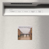 Florence Bridge met Love Quote Magneet (Insitu (Vaatwasser))