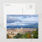 Florence, briefkaart Italië (Voorkant / Achterkant)
