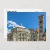 Florence, briefkaart Italië (Voorkant / Achterkant)