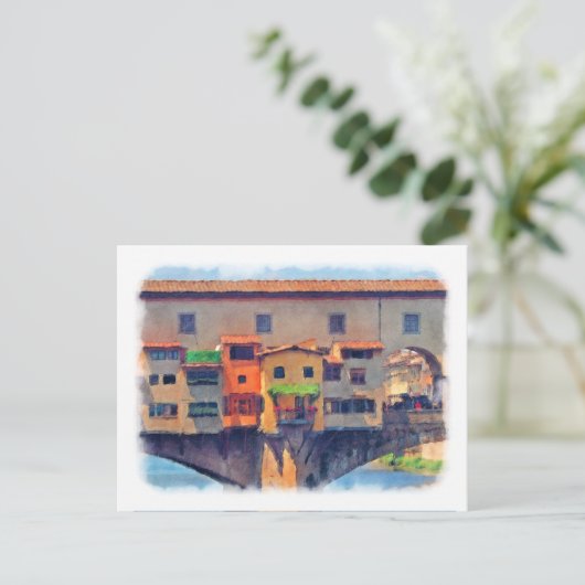 Florence, briefkaart Italië (Staand voorkant)