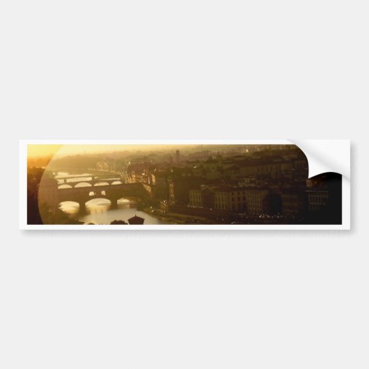 Florence-bruggen Bumpersticker (Voorkant)