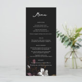 Florence bruiloft diner menu (Staand voorkant)