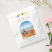 Florence bruiloft gunst Italië foto dank u Bedankzakje (Gezegeld)