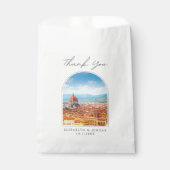 Florence bruiloft gunst Italië foto dank u Bedankzakje (Voorkant)