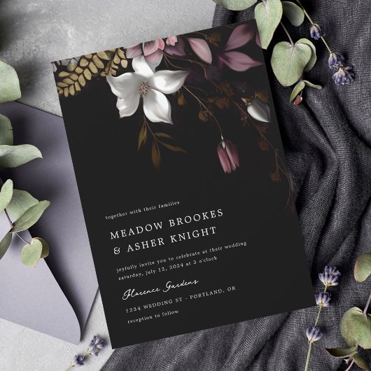 Florence bruiloft uitnodiging